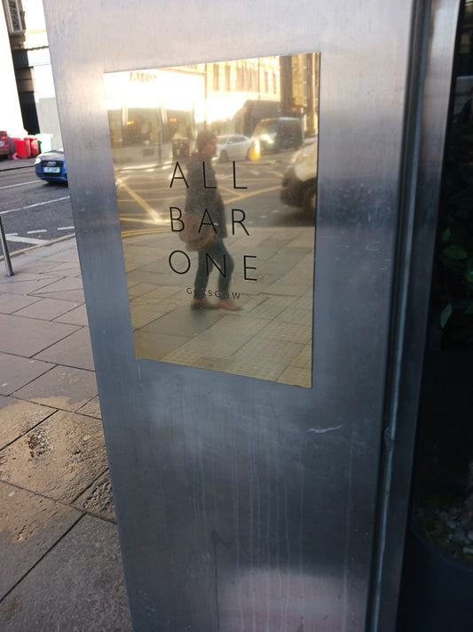 "To Drink Or Not To Drink? That Is The Question!" Photograph of All Bar One Glasgow by Damien Leech