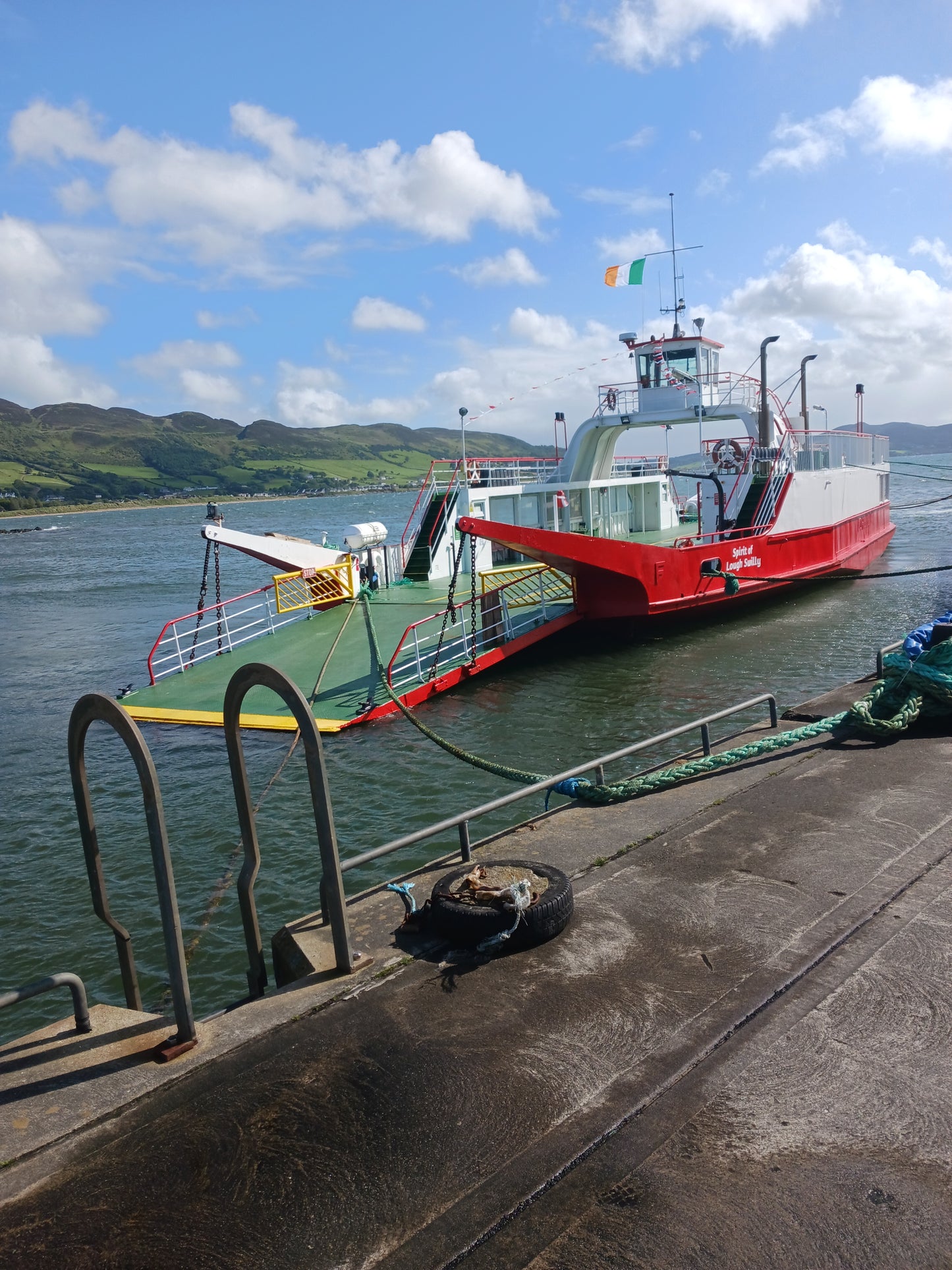 Ferry Boat, Buncrana, Donegal, Ireland. Photograph by Damien Leech