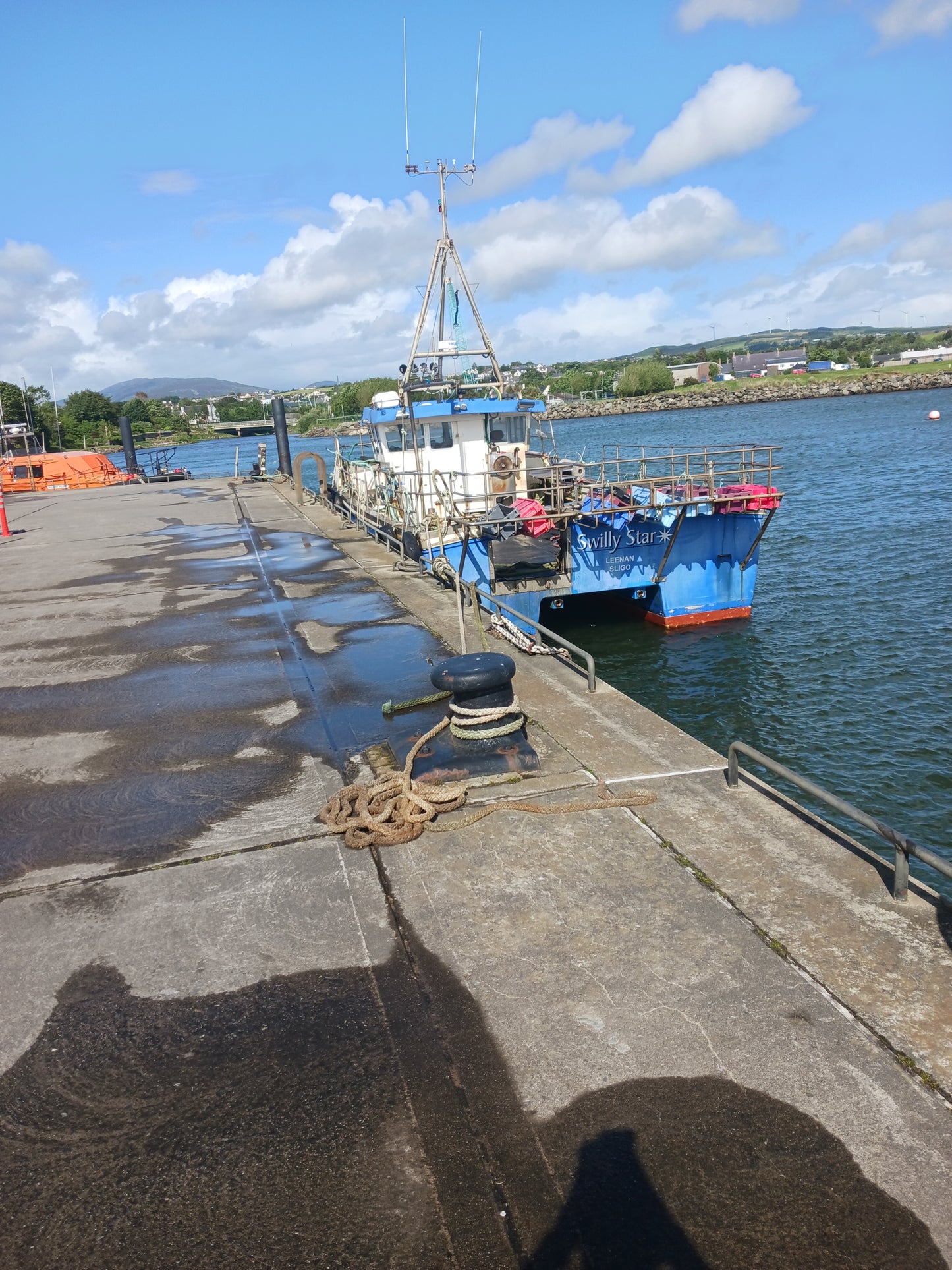 Fishing Boat in Buncrana, Ireland. Photograph by Damien Leech