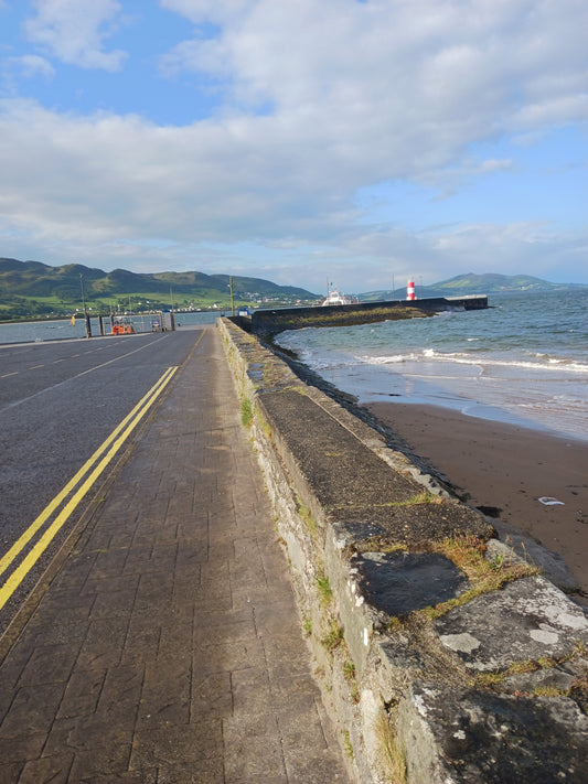 "The Pier in Buncrana, County Donegal". Photograph by Damien Leech