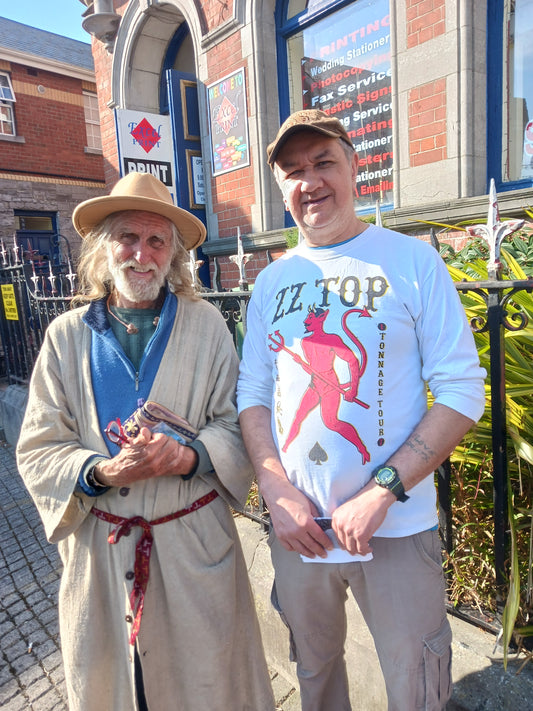 "2 Friends In Navan, Photo 1". Photograph by Damien Leech