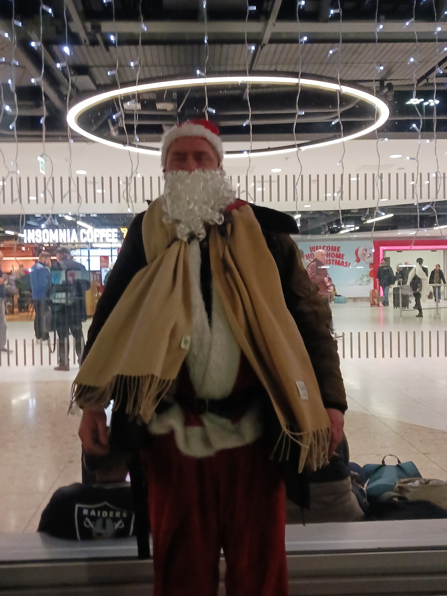 "Damien Leech, Dublin Airport, Christmas 2024, Photograph 2"