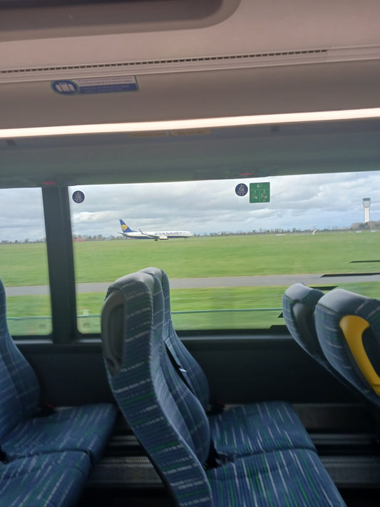 "Ready For Take Off Again!" Part 2! Photograph by Damien Leech approaching Dublin Airport, Ireland.