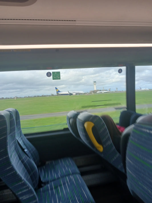 "Ready For Take Off!" Photograph by Damien Leech approaching Dublin Airport.